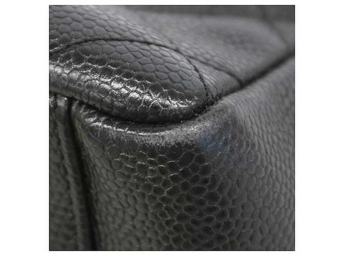 Saco Tote Chanel em couro de bezerro granulado preto - vista 6