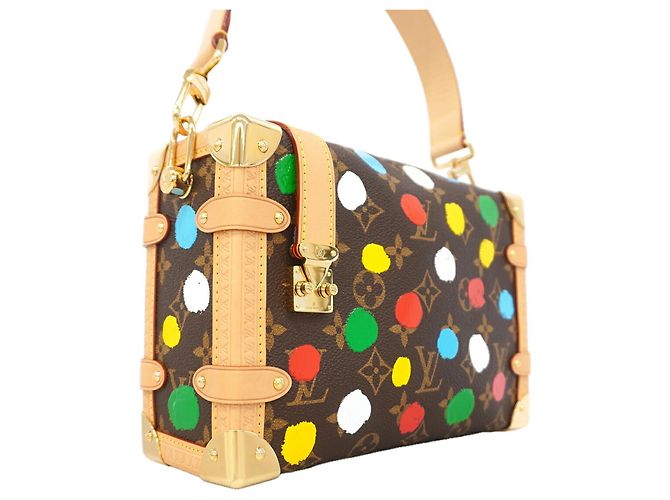 Louis Vuitton Monogram Painted Dot Handbag Brown Multiple colors - view 2