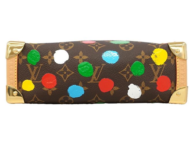 Louis Vuitton Monogram Painted Dot Handbag Brown Multiple colors - view 3