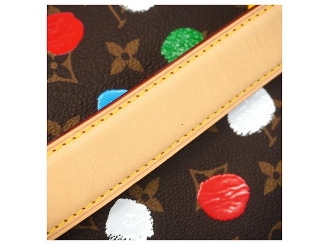Louis Vuitton Monogram Painted Dot Handbag Brown Multiple colors - view 7