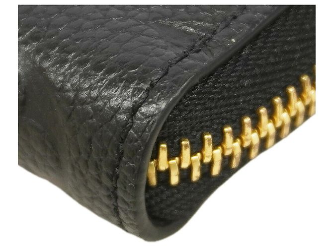 Louis Vuitton Monogram Empreinte Portefeuille Clemence Long Wallet Nero - vista 5