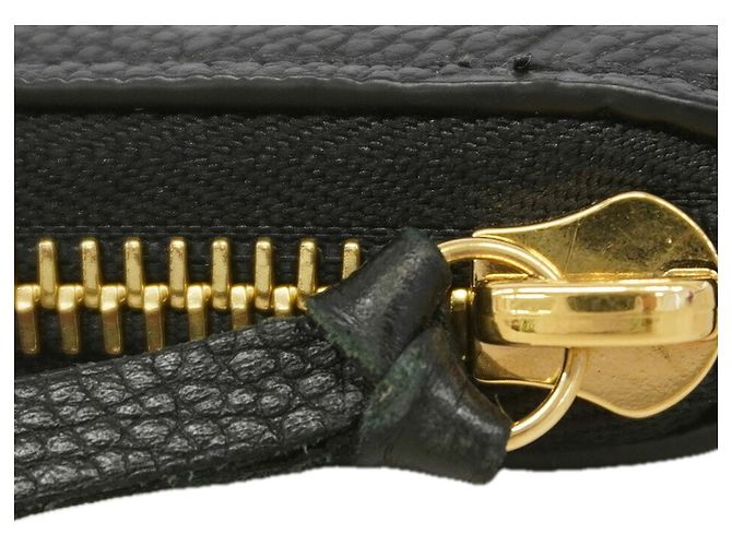 Louis Vuitton Monogram Empreinte Portefeuille Clemence Long Wallet Nero - vista 6