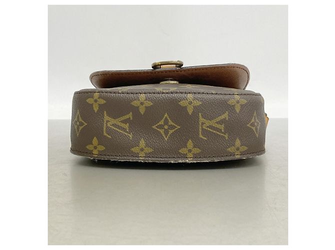 Sac à épaule Louis Vuitton Monogram Mini Saint Cloud Marron - vue 3