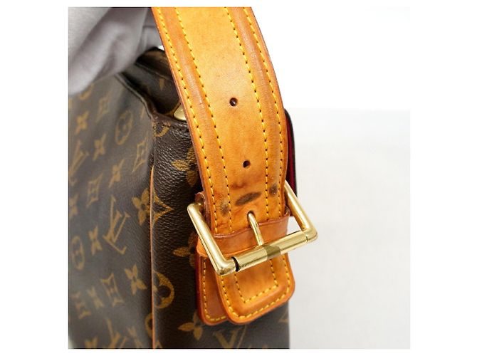 Bolso de hombro Louis Vuitton Monogram Vivacite GM Castaño - vista 6