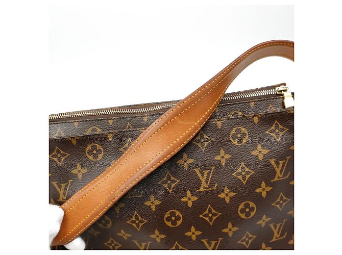 Bolso de hombro Louis Vuitton Monogram Vivacite GM Castaño - vista 8