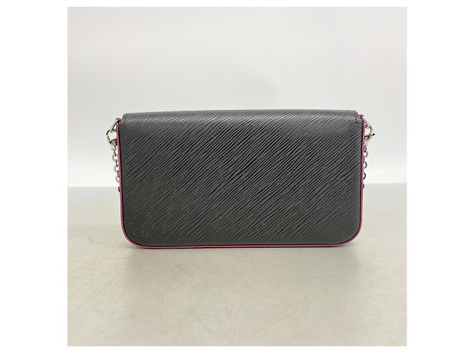 Louis Vuitton Epi Leather Pochette Felicie Negro Rosa - vista 10
