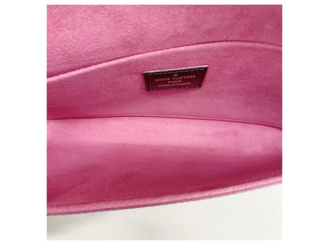 Louis Vuitton Epi Leather Pochette Felicie Negro Rosa - vista 4
