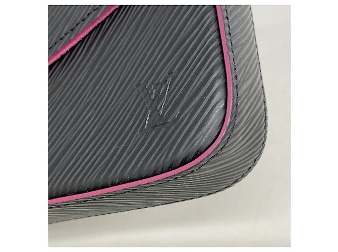 Louis Vuitton Epi Leather Pochette Felicie Negro Rosa - vista 6