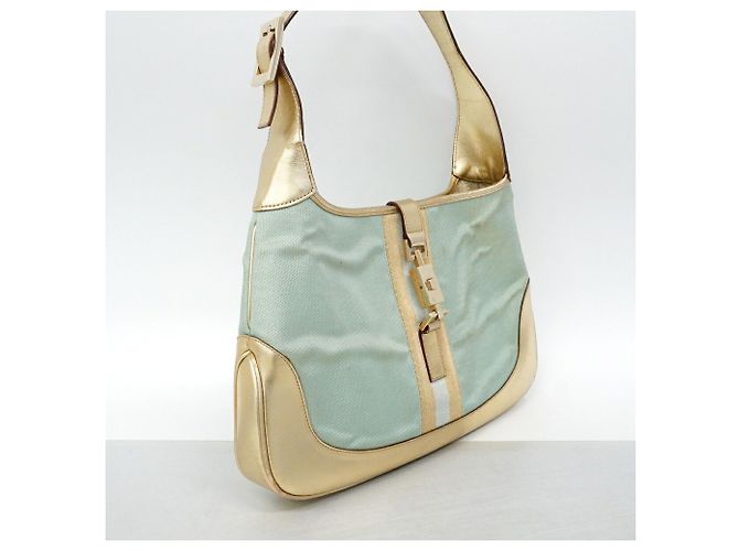 Gucci Jackie Schultertasche 001 3306 Golden Hellblau - Ansicht 2
