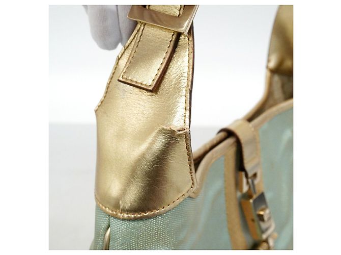 Gucci Jackie Schultertasche 001 3306 Golden Hellblau - Ansicht 8
