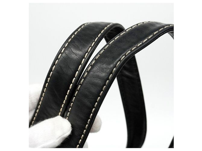Saco Tote Chanel em couro Black Wild Stitch Preto - vista 11
