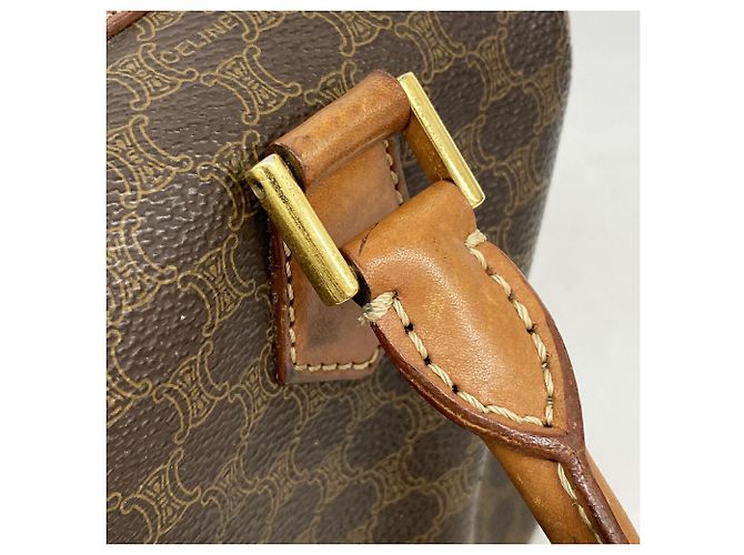 16 Céline Bolsa Celine Macadam Brown Marrom - vista 11