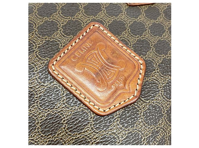 16 Céline Bolsa Celine Macadam Brown Marrom - vista 13
