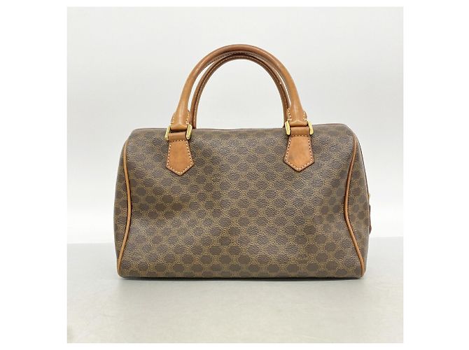 16 Céline Bolsa Celine Macadam Brown Marrom - vista 14