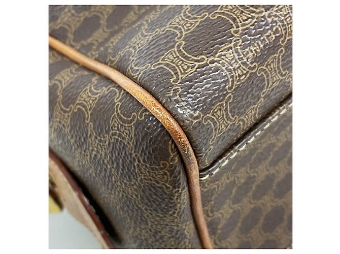 16 Céline Bolsa Celine Macadam Brown Marrom - vista 6