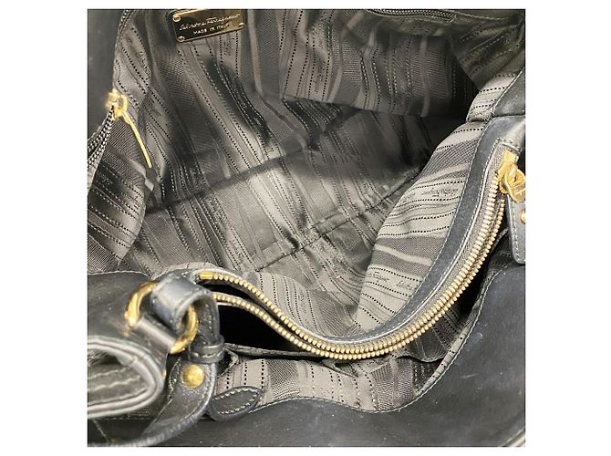 Borsa in pelle Gancini Salvatore Ferragamo - vista 4