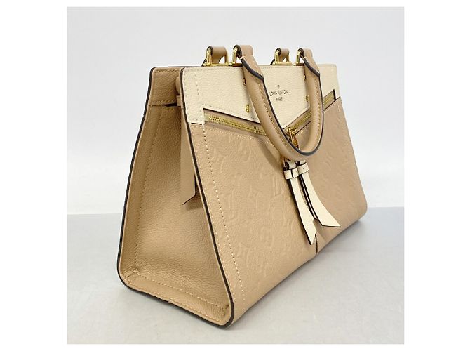 Louis Vuitton Monogram Empreinte Three PM Handbag Beige - view 2