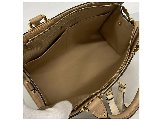 Louis Vuitton Monogram Empreinte Three PM Handbag Beige - view 4