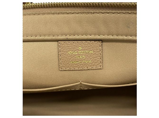 Louis Vuitton Monogram Empreinte Three PM Handbag Beige - view 5