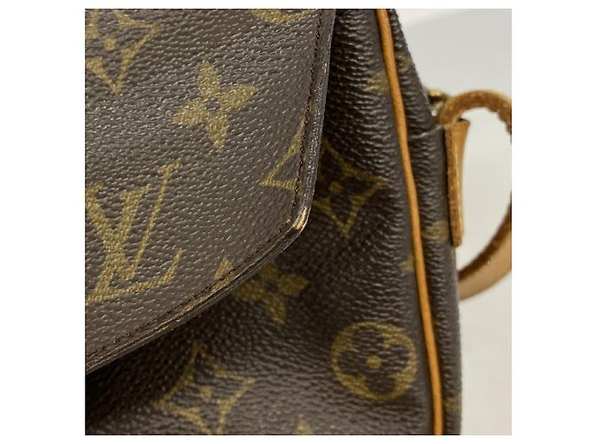 Louis Vuitton Monogram Jeune Fille GM Schultertasche Braun - Ansicht 7