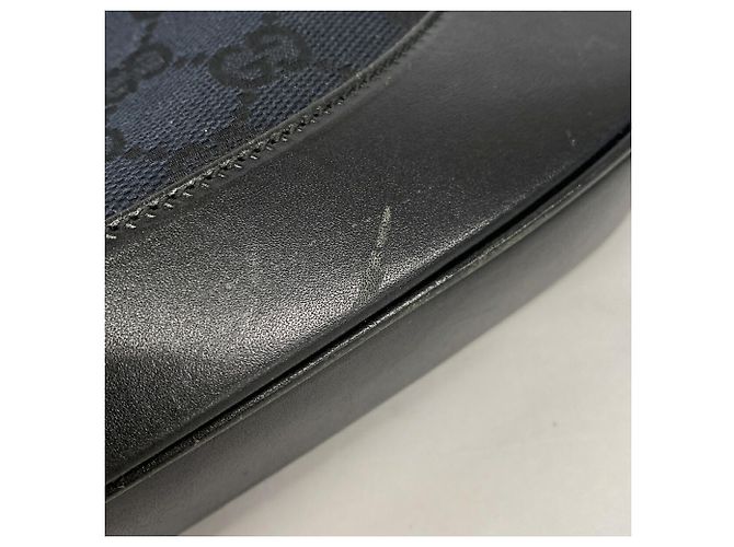 Gucci GG Canvas Jackie Schultertasche Schwarz - Ansicht 11