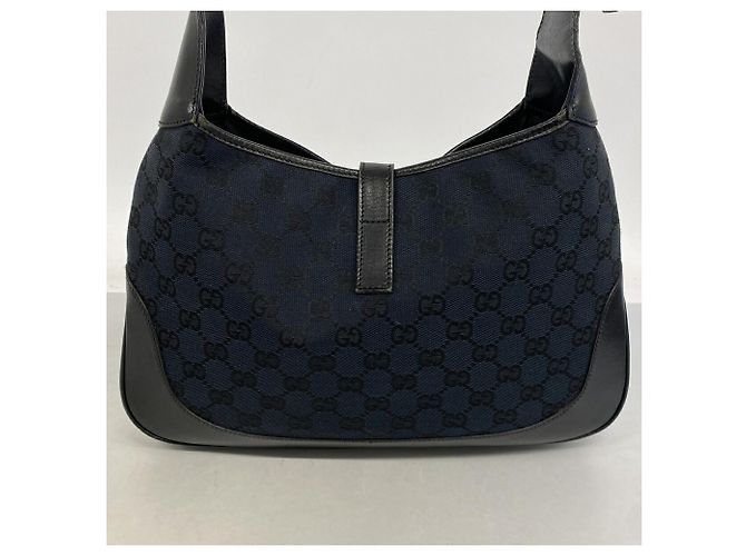 Gucci GG Canvas Jackie Schultertasche Schwarz - Ansicht 13
