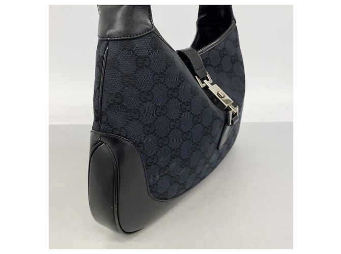 Gucci GG Canvas Jackie Schultertasche Schwarz - Ansicht 2