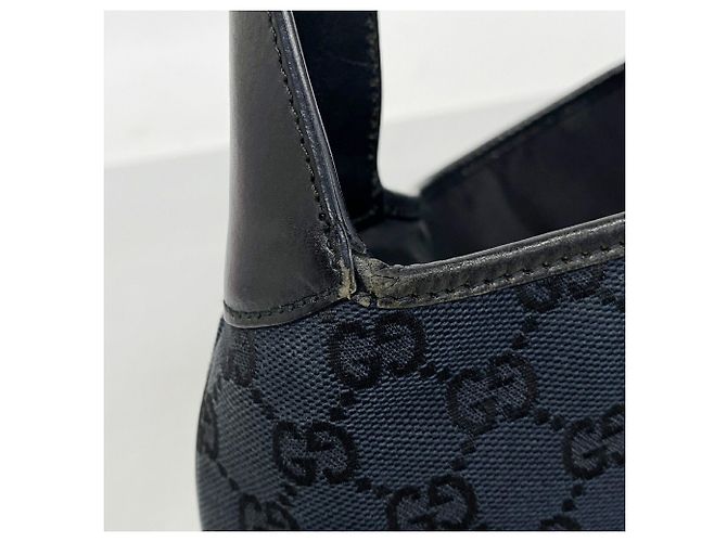 Gucci GG Canvas Jackie Schultertasche Schwarz - Ansicht 6
