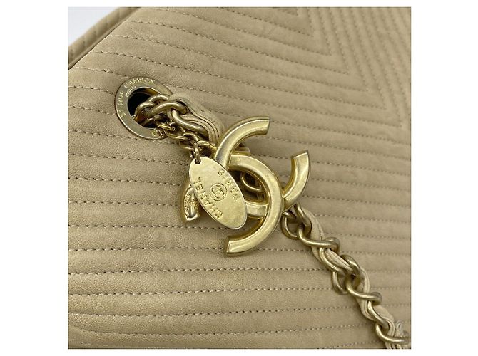 Bolso Tote Chanel de cuero marrón Castaño - vista 10