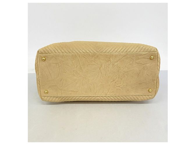 Bolso Tote Chanel de cuero marrón Castaño - vista 3
