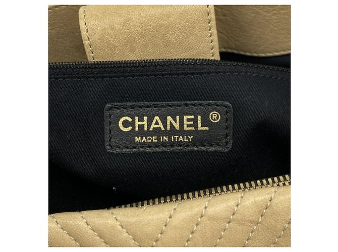 Bolso Tote Chanel de cuero marrón Castaño - vista 5