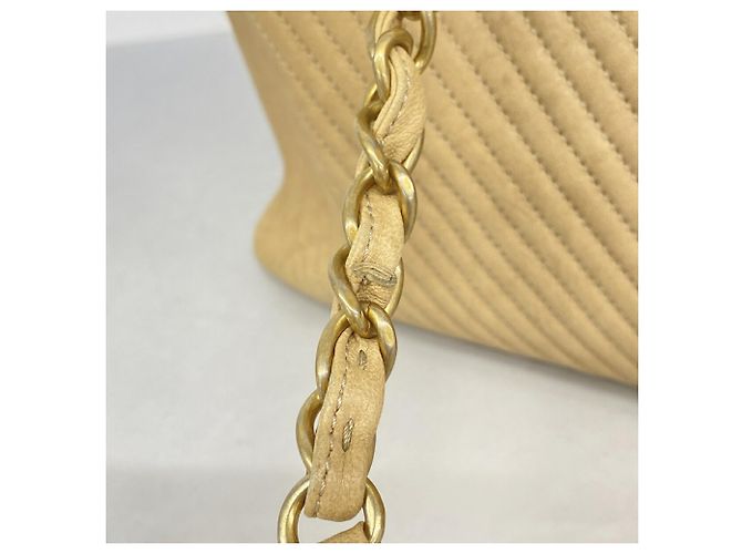 Bolso Tote Chanel de cuero marrón Castaño - vista 7
