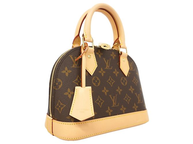 Sac à main Louis Vuitton Alma BB Monogram Marron - vue 2