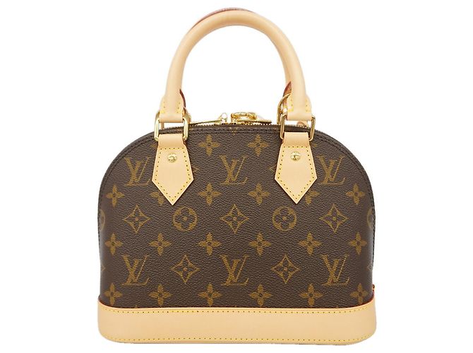 Sac à main Louis Vuitton Alma BB Monogram Marron - vue 9