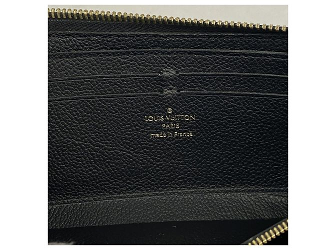 Louis Vuitton Monogram Empreinte Portefeuille Clemence Long Wallet Schwarz - Ansicht 4