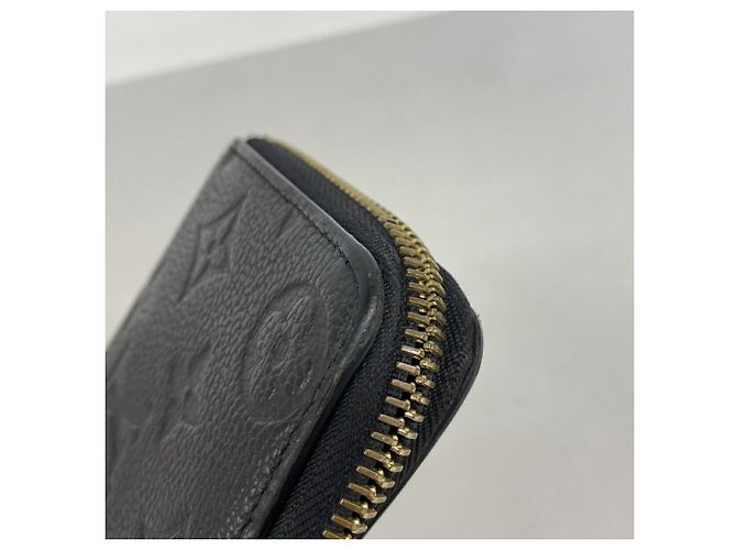 Louis Vuitton Monogram Empreinte Portefeuille Clemence Long Wallet Schwarz - Ansicht 5