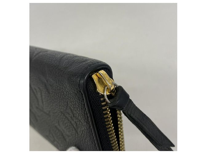 Louis Vuitton Monogram Empreinte Portefeuille Clemence Long Wallet Schwarz - Ansicht 6