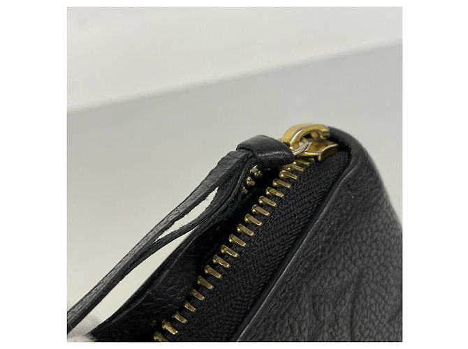 Louis Vuitton Monogram Empreinte Portefeuille Clemence Long Wallet Schwarz - Ansicht 7