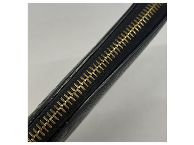 Louis Vuitton Monogram Empreinte Portefeuille Clemence Long Wallet Schwarz - Ansicht 8