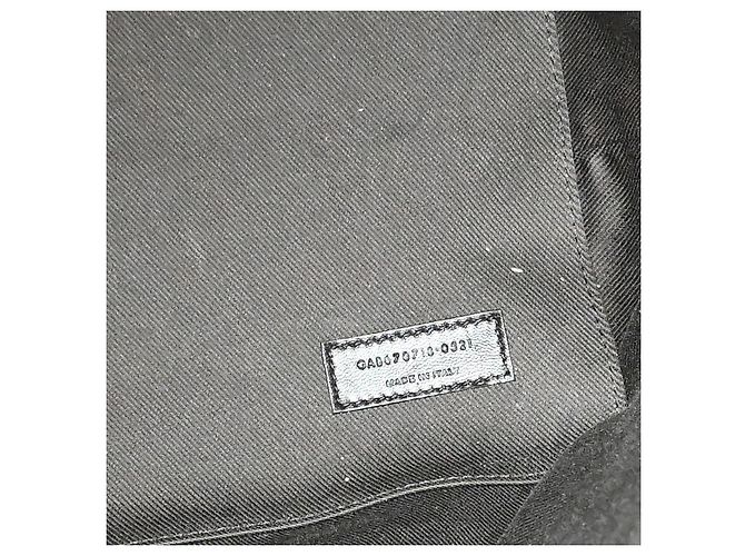 Autre Marque Saint Laurent Vintage Classic Monogram Drawstring Bucket Canvas Marron - vue 5