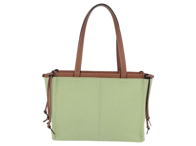 Loewe Cushion Canvas Small Vert - vue 2