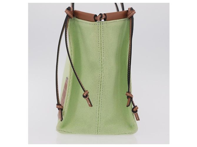 Loewe Cushion Canvas Small Vert - vue 3