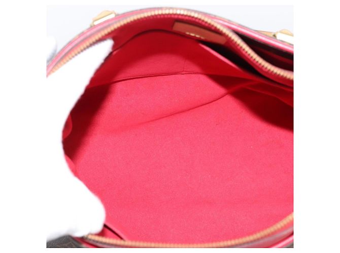 Louis Vuitton Pallas Monogram Canvas with Leather MM Castaño - vista 5