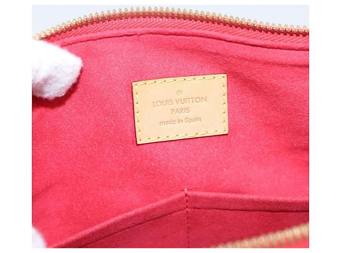 Louis Vuitton Pallas Monogram Canvas with Leather MM Castaño - vista 6