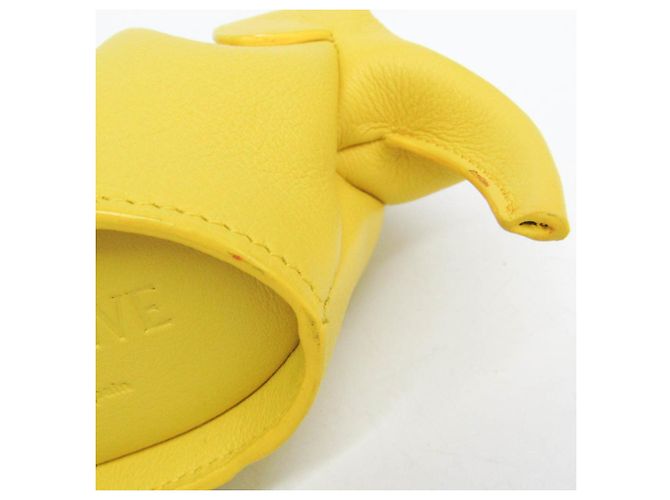 Porta-moedas Elephant em couro Loewe Amarelo - vista 6