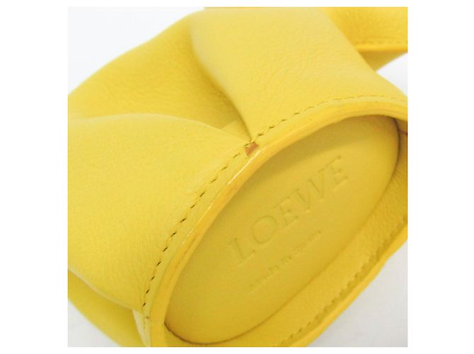 Porta-moedas Elephant em couro Loewe Amarelo - vista 7