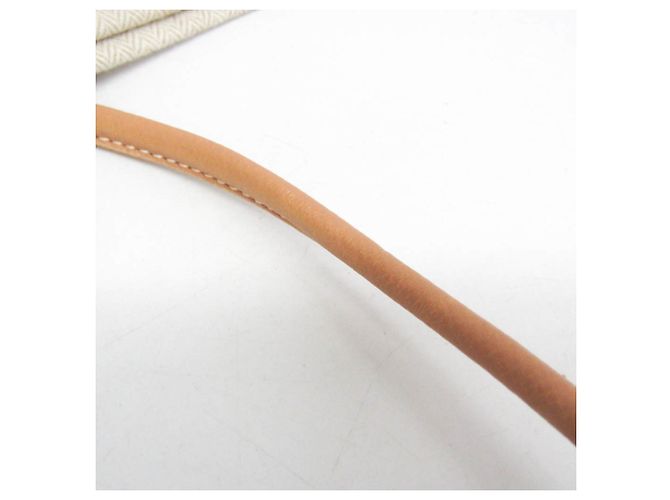 Hermès Hermes Aline Toile GM Beige - vista 5