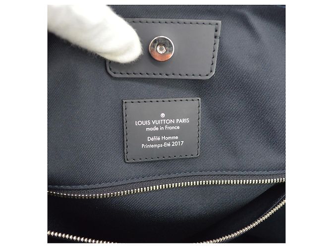 Louis Vuitton Tote Limited Edition Chapman Savane Monogram Canvas Marineblau - Ansicht 4