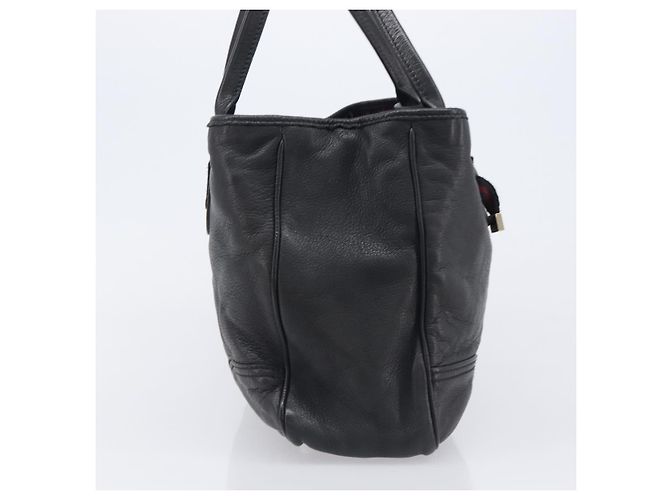 Gucci Princy Leather Medium Preto - vista 6