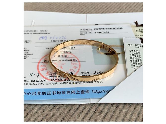 Hermès Pulsera Hermes Dorado - vista 6